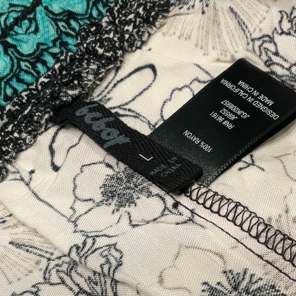 bebop 100% Rayon Shorts with Drawstring Elastic Waistband - Picture 5 of 5